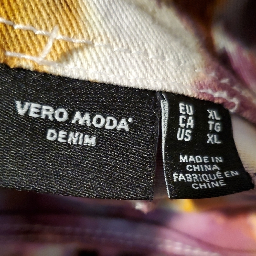 Vero Moda Denim Tie-Dye Overall Dress - XL - Picture 9 of 9
